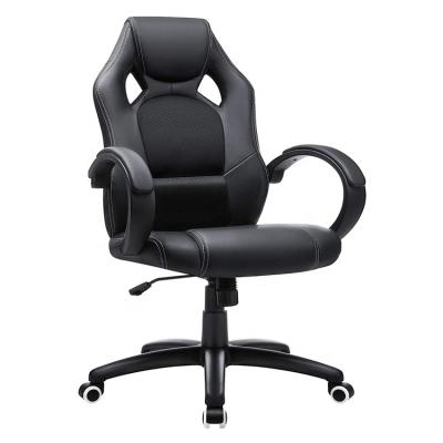 China Wholesale Cheap Colorful Comfortable Leather Racing High Back Office Chair Adjustable (Height) for sale