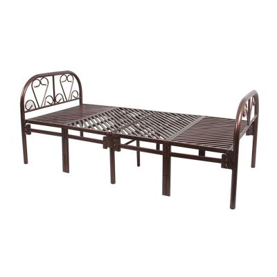 China iron folding metal single bed latest single bed designs for sale for sale