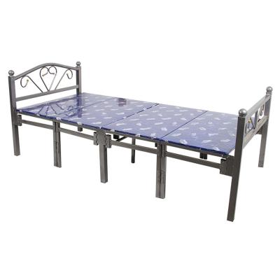 China Single Bed Metal Welding Bed Frame for sale