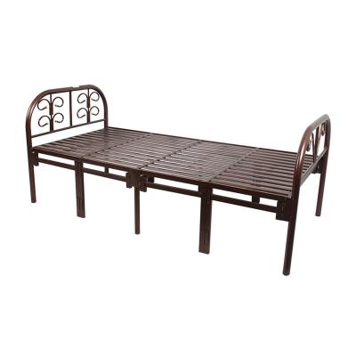 China Single Bed Metal Folding Bed Frame for sale