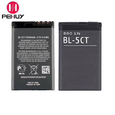 China New Mobile Phone Replacement Battery BL-5CT 1050mAh 3.73v lithium ion battery for Nokia 3720 5220 5220XM 6730 6330 6303i for sale