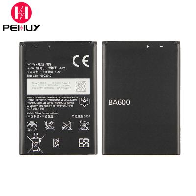 China New Mobile Phone Replacement Battery BA600 1290mAh 3.8v Lithium Ion Li-Polymer Battery For ONY Xperia U kumquat ST25i ST25C for sale