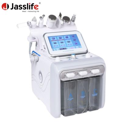 China Anti-Puffiness Jasslife Pore Beauty 6-In-1 Deep Clean Basic Skin Care Hydrogen And Oxygen Bubbles Hydrodermabrasion Machine for sale