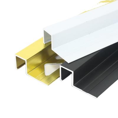 China Modern Modern Type Aluminum Extrusion Metal Corner Edge Profile Tile Trim for sale