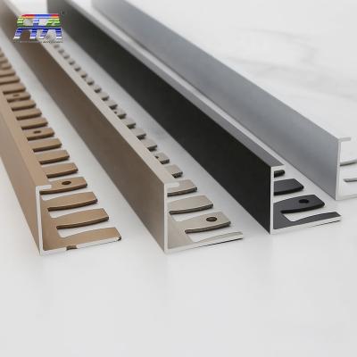 China Factory price aluminum trim floor trim tile edge trim wood modern decorative metal brass sill trim panel led metal for sale