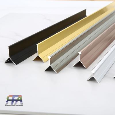 China China Factory Triangle Tile Modern Aluminum Trim Corner Tile Trim Corner Tile Trim Tile Auxiliary Corner Trim Tile for sale