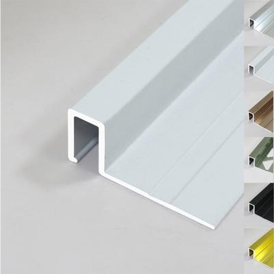 China New Modern Premium Square Shaped Trim Square Shaped Metal Aluminum Alloy Tile And Titanium Stainless Moldings for sale