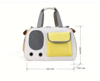 China Portable Shoulder Pet Carrier Crossbody Bag Outdoor Travel Dog Cat Pet Carrying Bag for sale