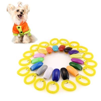 China Multi Color Interactive Pet Training Whistle High Tone Plastic Dog Whistle With Lanyard for sale