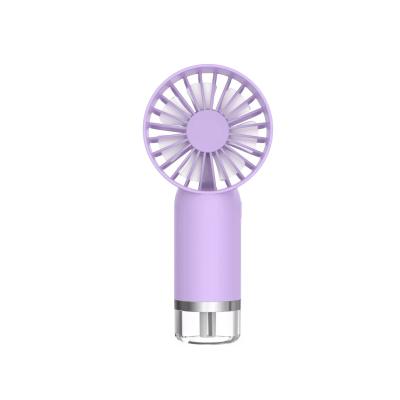 China Portable Water Spray Mist Fan Electric Usb Rechargeable Hand Mini Fan Humidification Water Cooling Fan for sale