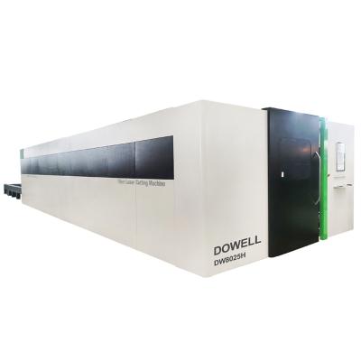 China Laser REDUCING 15Kw CNC Fiber Laser Cutting Machine Manufacturer 8025 DOWELL 15Kw Aluminum Aluminum CNC Fiber Laser Cutting Machine Price for sale