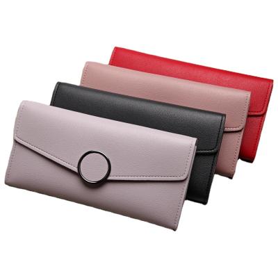 China NO Korean large capacity multi-card long ladies wallet new soft wallet card package for sale