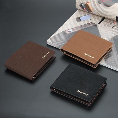 China Youth Wallet Bag Trend Map Cross Bag Men Open Slim Baellerry Coin Waterproof Shorts Wallet Men for sale