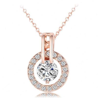 China Best All-match Diamond Star Lover Pendant Necklace Selling Lover's Eye Zirconia Pendant Around Female Pendant for sale