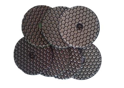 China Resin Bond Dry Diamond Flexible Polishing Pad For Marble / Granite / Stone for sale