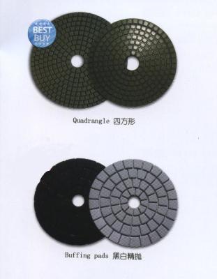 Chine les protections de polissage de polonais de diamant de 125mm de diamant humide flexible de protection lissent le polonais à vendre