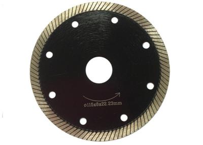 China Turbo Type Diamond Tile Saw Blade Tile Blade For Grinder 7-8mm Segment Height for sale