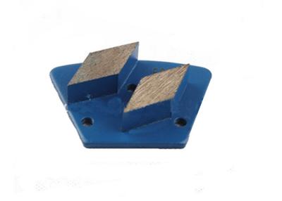 China Customized Size Diamond Grinding Shoes , Floor Grinding Blocks Long Lifespan for sale