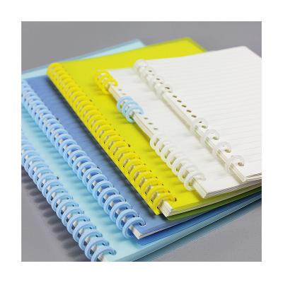 China Office School Home 30 Hole Binding Ring Loose-Leaf A4 Colorful Plastic Aperture Detachable Stationery for sale