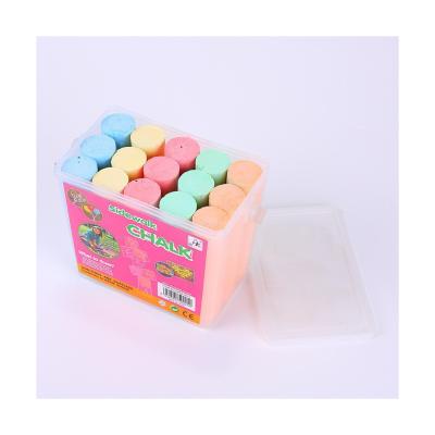 China Creative Dustless Eco - Friendly Gypsum Color Sidewalk Chalk for sale