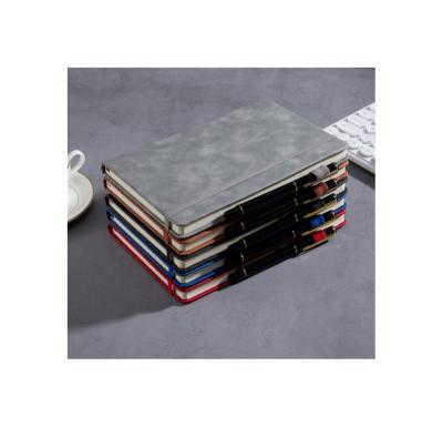 China Hardcover Cheap Price Bandage Notebook Leather Notepad Business Lined Paper Note Book for sale