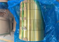 China Epoxy Hydrophilic Gold Aluminium Foil H22 For Air Conditioner Radiator for sale