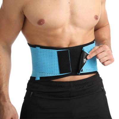 China Thin Elastic Breathable Spandex Back Support Belt Lumbar Back Support Body Brace Sling Ties Waist Support for sale