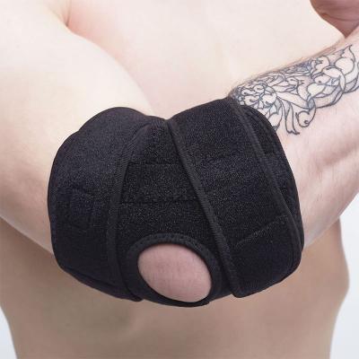 China Adjustable Elasticity Breathable Chafing Preventing Sports, Lifting Weights, Playing Basketball, And Fully Protecting Elbow Protectors for sale