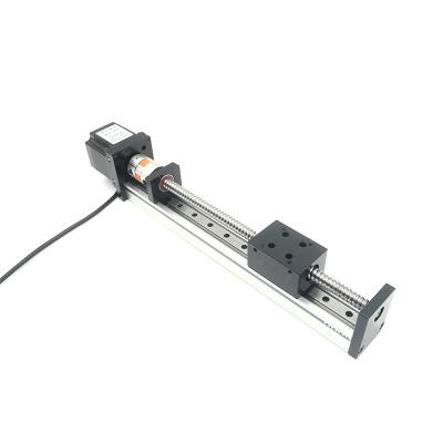 China 400mm C7 SGX43 CNC Router Linear Guide Rail Ball Screw Stage Motor 1204 Series Travel 400mm for sale