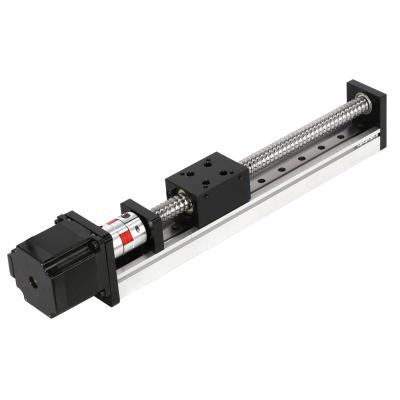 China 300mm Linear Guide Bearing C7 Ball Screw Stage Servo Motor SGX43 1204 Series Travel 300mm for sale