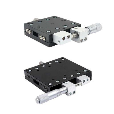 China Factory LX125-C/L/R Precision Fine Tuning Slider X-Axis Moving High Quality Optical Translation Platform Manually for sale