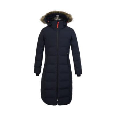 China Anti-wrinkle Long Coats Women Winter 2022 Waterproof puffer OEM Warmth Fashion Lady Outdoor Jacket for sale