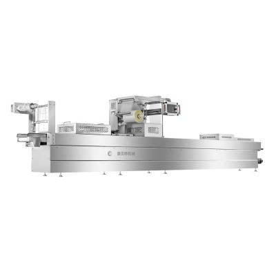 China Food Cheese Skin Sealer Wrapping Automatic Thermoforming Vacuum Packing Machine for sale