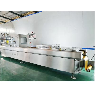 China Automatic Food Vacuum Meat Food Skin Thermoforming Packaging Machine for sale