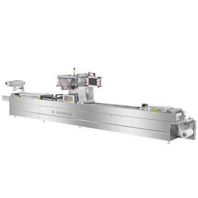 China Automatic Wrapping Food Sandwich Sealer Thermoforming Vacuum Packing Machine for sale