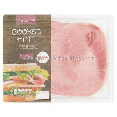 China Ham Packaging Machine Food Cooked Thermoforming Packaging Machine For MAP Modified Atmosphere Packaging for sale