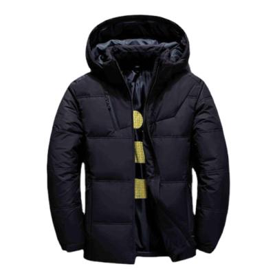 China Miqi Men Winter Stand Breathable Loose Casual Clothing Pockets Warm Down Jackets for sale