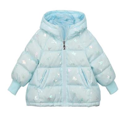 China Fashionable China Breathable Manufacture Add Thick Reflective Kids Winter Down Jacket for sale