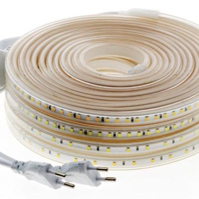 China Factory wholesale DECORATION led strip 3 years warranty IP68 110v 220V 60leds 120leds 180leds 2835/5050 LED stripe waterproof light for sale