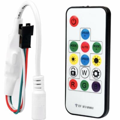 China Wholesale Insurance SP103E pixel 1042 control lights factory trade mini rf 14key DC5-24v led remote controller for digital led light for sale