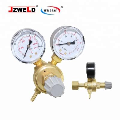 China Full Brass CO2 Gas Pressure Regulator, CO2 Gas Cylinder Air Pressure Regulator, CO2 Welding Regulator for sale