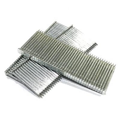 China Best Selling Flat Silver OEM Galvanized Wire 14GA ST Concrete Nails for sale