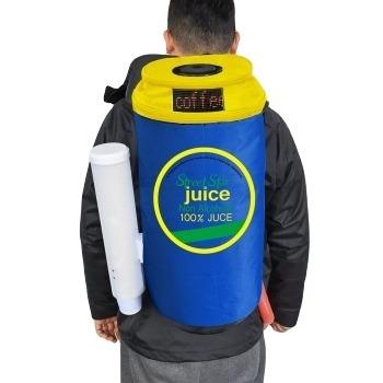 China 15L Outdoor Activity Vends Backpack Portable Wholesale Water Dispenser For Beer Cola Coffee With Speakers/Mobile Vendor Peddler Portable Vending Vendor for sale