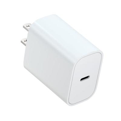 China 20W Mobile Phone Charging USB Palladium Fast Charger For iPhone 12 Pro Max Xiaomi USB C Travel Wall Phone Fast Charging Charger for sale