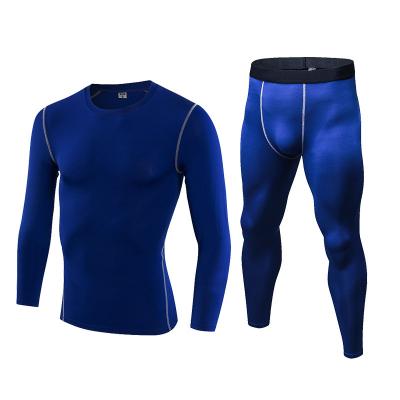 China Tight Breathable Mens Sports Fitness Training Clothes Sweat Wicking Quick Drying Long Pants for sale