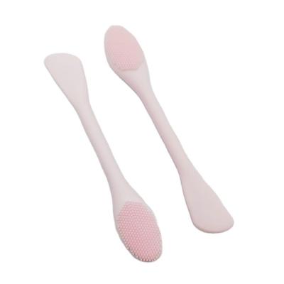 China Silicone Stain Multicolor Silicone Mask Facial Brush, Face Wash Brush, Dual Head Cleansing and Cleansing Brush for sale