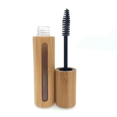 China Eco-friendly material mascaras safe for kids con high quality bamboo mascara cosmetic bamboo tube ventilador for sale