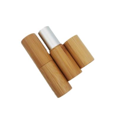 China Cosmetic Bamboo Lip Gloss Tube Lip Gloss Free Shipping Private Label ECO Tubes Package Containers Packaging Empty Cosmetic Natural Wood for sale