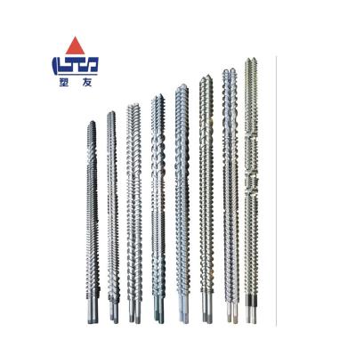 China Professional Alloy Steel Double Screw Barrel Screws And Wear-Resisting Barrel For Extruder for sale