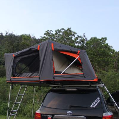 China 2 Pieces 4x4 Outdoor Camping Aluminum Straight Fastening Type Large Hard Shell Car Roof Tent For Sale for sale